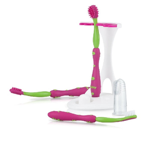 Nuby - 4 Stage Oral Care System (Available in 3 Designs)