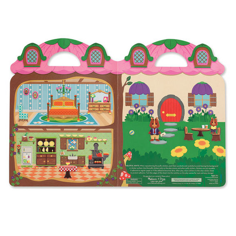 Melissa & Doug - Puffy Sticker Play Set Chipmunk House