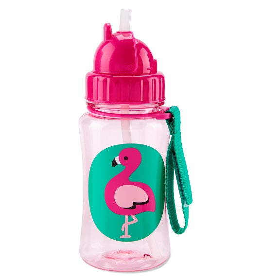 SKIP HOP - ZOO STRAW BOTTLE - 350 ML (Available in 10 Designs