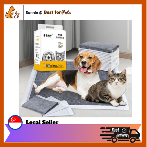 Charcoal Pet Pee Pad Leakproof & Odor Control | Fast Absorption Training Mat