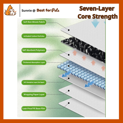 Charcoal Pet Pee Pad Leakproof & Odor Control | Fast Absorption Training Mat