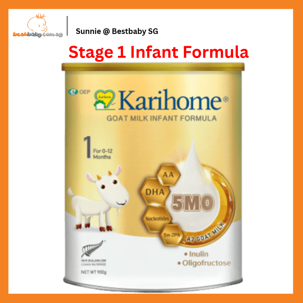 Karihome Goat Milk Infant Formula Stage 1 (0–12 Months) 900g – New Packaging