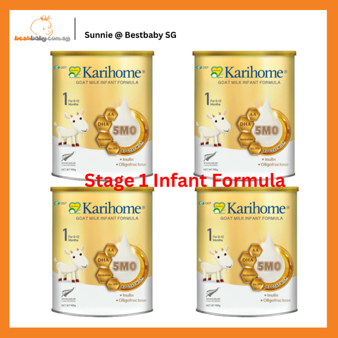Karihome Goat Milk Infant Formula Stage 1 (0–12 Months) 900g – New Packaging