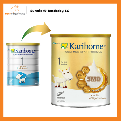 Karihome Goat Milk Infant Formula Stage 1 (0–12 Months) 900g – New Packaging