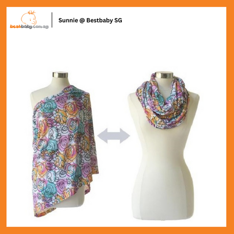 Itzy Ritzy Nursing Happens™ Infinity Breastfeeding Scarf (Available in 7 Designs)
