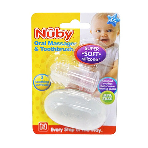 Nuby - Oral Massager and Toothbrush