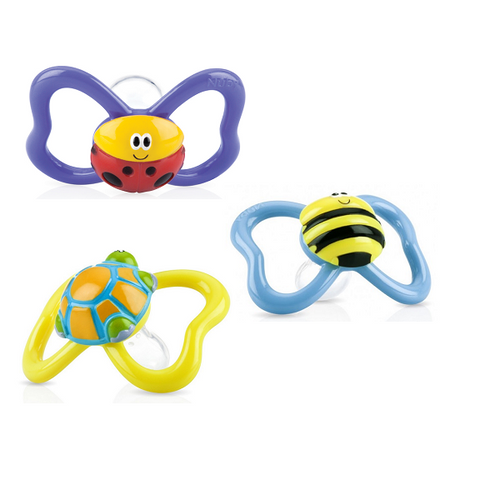 Nuby - 3D Paci-Pals™ (M) (Available in 3 Designs)