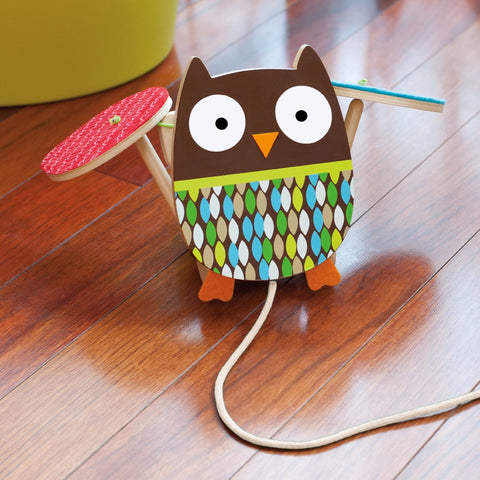 Skip Hop - Treetop Friends - Flapping Owl Pull Toy