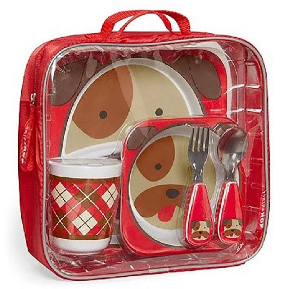 SKIP HOP ZOO WINTER MEALTIME GIFT SET (Available in 2 Designs)