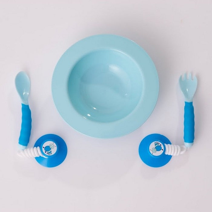 Ezee-Reach - Stay-Put Cutlery + Bowl (Available in 2 Colors)