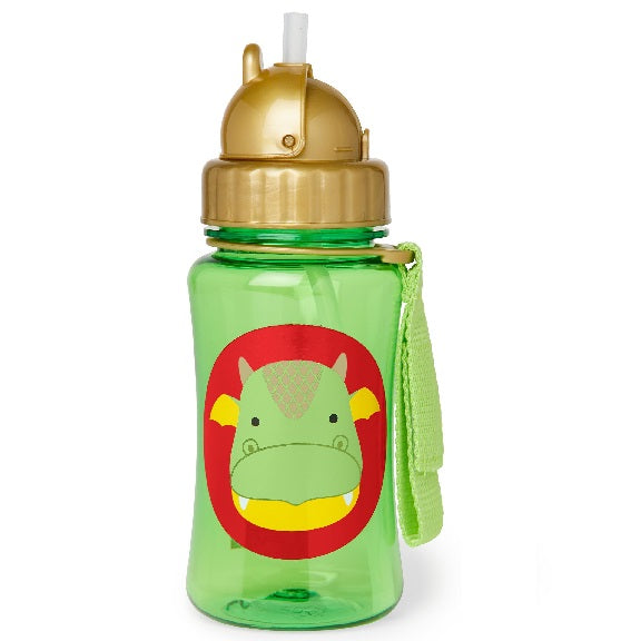 SKIP HOP Zoo Straw Bottle 350 ml Water Bottle - School Sipper