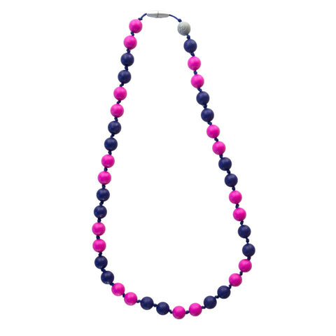 Itzy Ritzy Teething Happens™ Chewable Mom Jewelry - Round Bead Necklace (Available in 3 Designs)